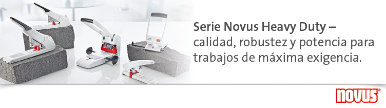 Novus grapadoras y taladros Heavy Duty
